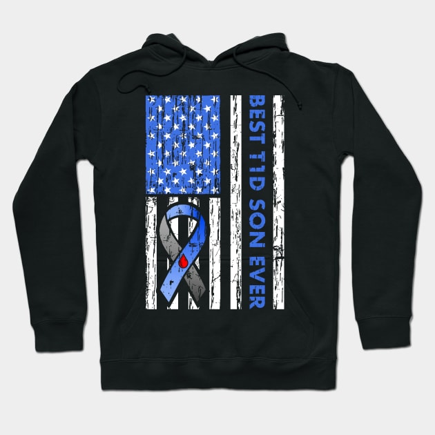 T1d Son Type 1 Diabetes Diabetic Hoodie by Eyes4